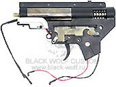 AGM M4A1 RIS GearBox - Вид на бокс с левой стороны