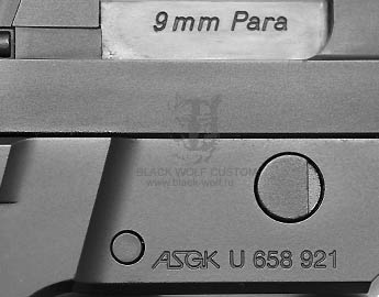 P226 - маркировка с права